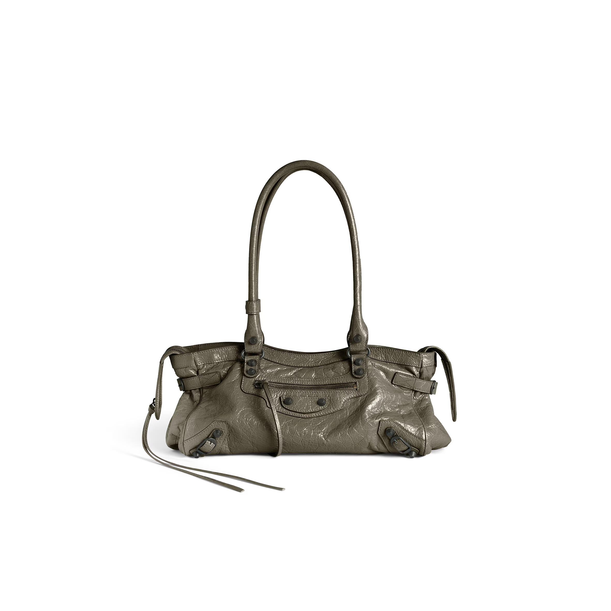 Ba1en*iaga women''s le city bag east-west in army green 8457042abek3258 (39.8*17.7*14.9cm)